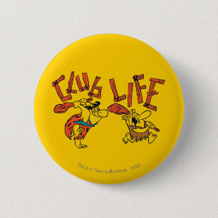 The Flintstones Fred & Barney - Club Life 2 Inch Round Button