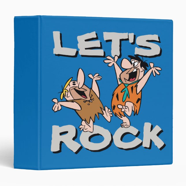 The Flintstones | Fred & Barney - Let's Rock Binder (Front/Spine)
