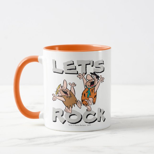 The Flintstones | Fred & Barney - Let's Rock Mug (Left)