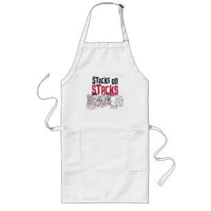 The Flintstones Fred & Barney - Stacks on Stacks Long Apron