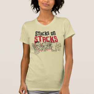 The Flintstones Fred & Barney - Stacks on Stacks T-Shirt