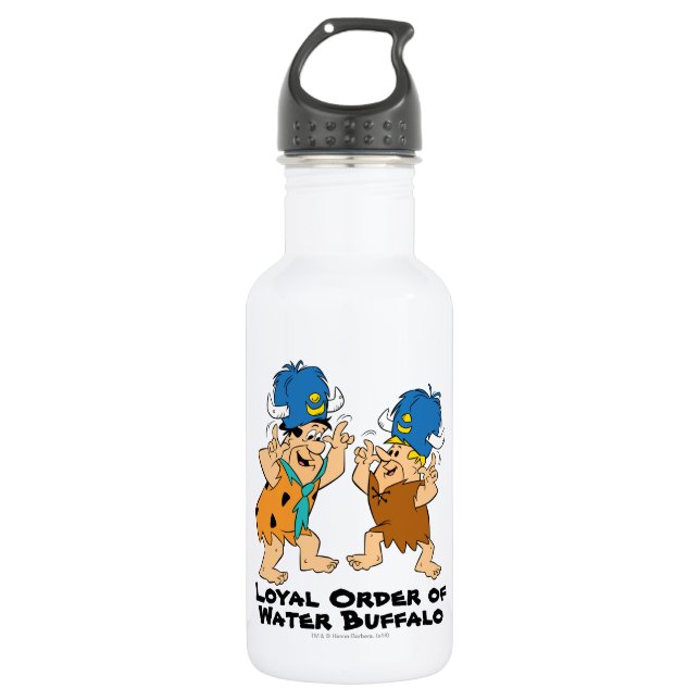 The Flintstones | Fred & Barney Water Buffaloes 532 Ml Water Bottle (Front)