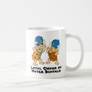 The Flintstones   Fred & Barney Water Buffaloes Coffee Mug