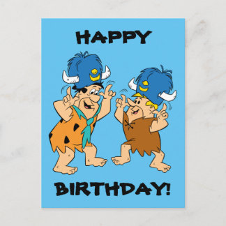 The Flintstones | Fred & Barney Water Buffaloes Postcard