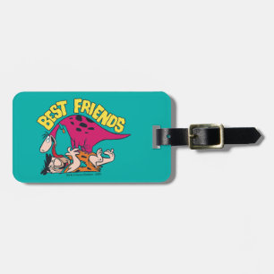 The Flintstones Fred & Dino - Best Friends Luggage Tag