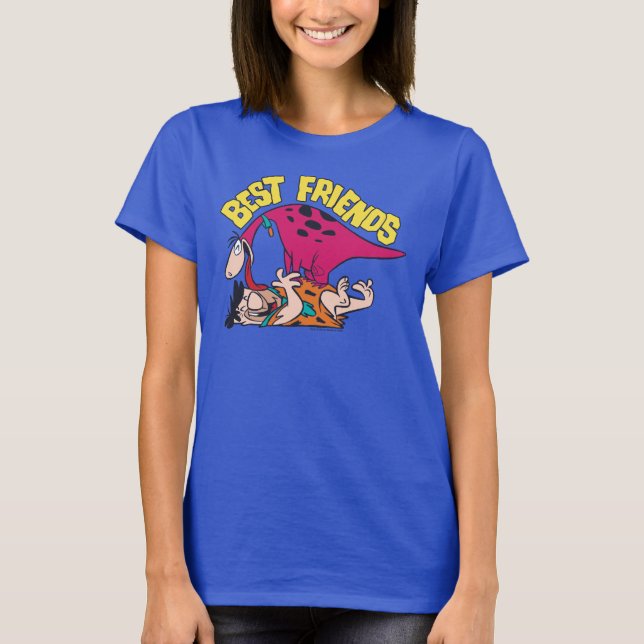The Flintstones | Fred & Dino - Best Friends T-Shirt (Front)