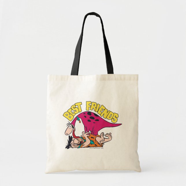 The Flintstones | Fred & Dino - Best Friends Tote Bag (Front)