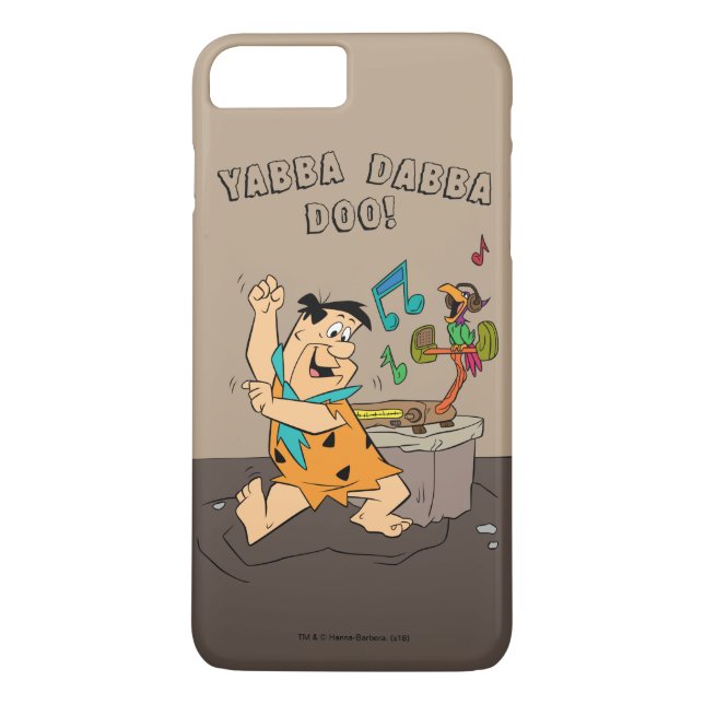 The Flintstones | Fred Flintstone Dancing Case-Mate iPhone Case (Back)