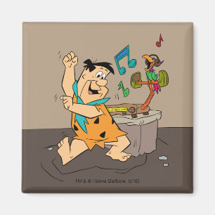 The Flintstones Fred Flintstone Dancing Magnet