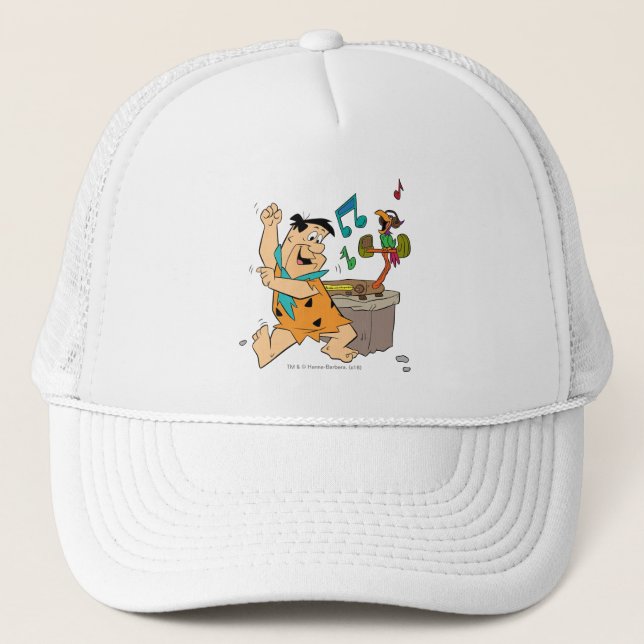 The Flintstones | Fred Flintstone Dancing Trucker Hat (Front)