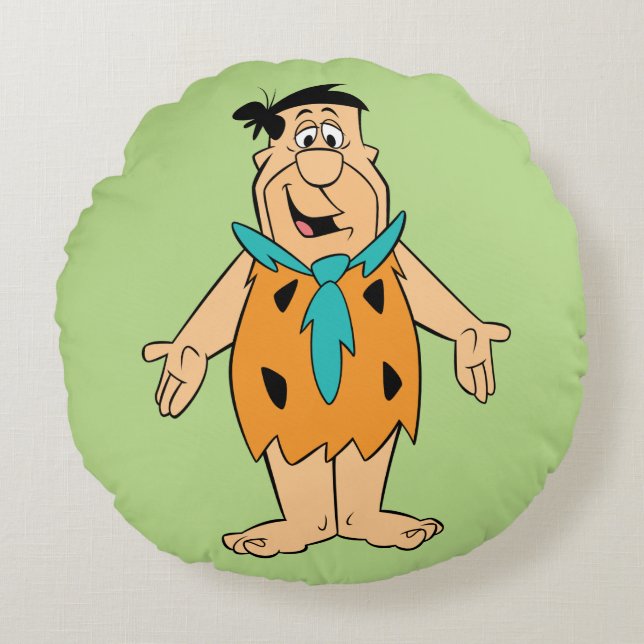 The Flintstones | Fred Flintstone Round Pillow (Front)