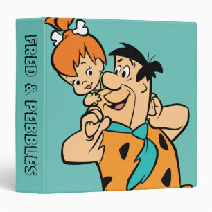 The Flintstones Fred & Pebbles Flintstone Binder