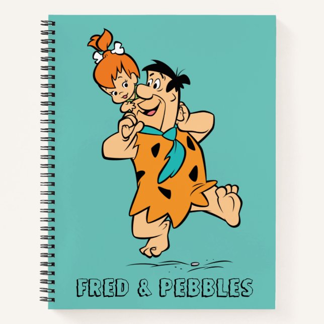 The Flintstones | Fred & Pebbles Flintstone Notebook (Front)