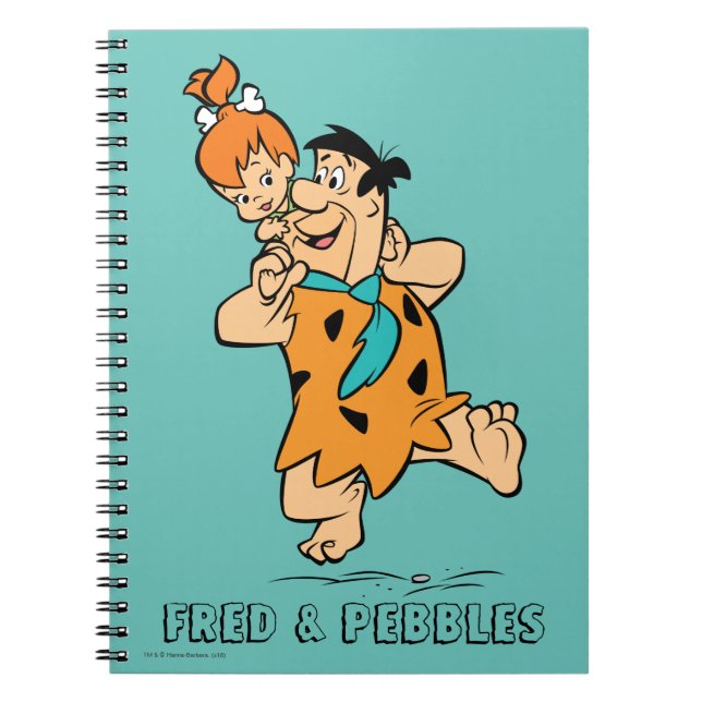 The Flintstones | Fred & Pebbles Flintstone Notebook (Front)