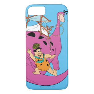The Flintstones   Fred Sliding Down Tail Case-Mate iPhone Case