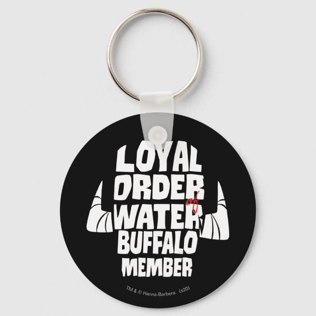 The Flintstones | Loyal Order Water Buffalo Member Keychain (Front)