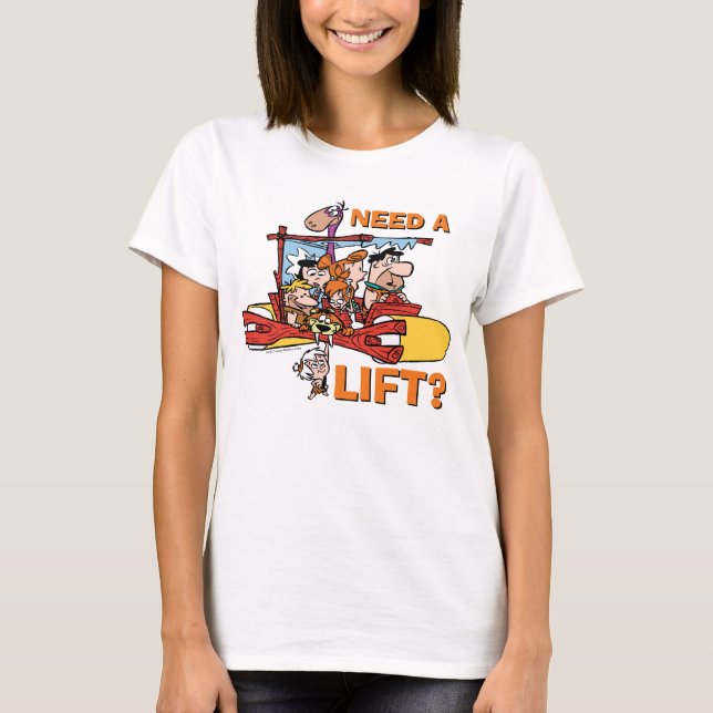 The Flintstones | Need A Lift? T-Shirt (Front)