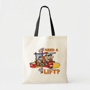 The Flintstones   Need A Lift? Tote Bag