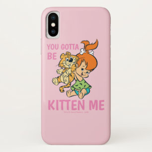 The Flintstones   Pebbles & Her Tiger Case-Mate iPhone Case