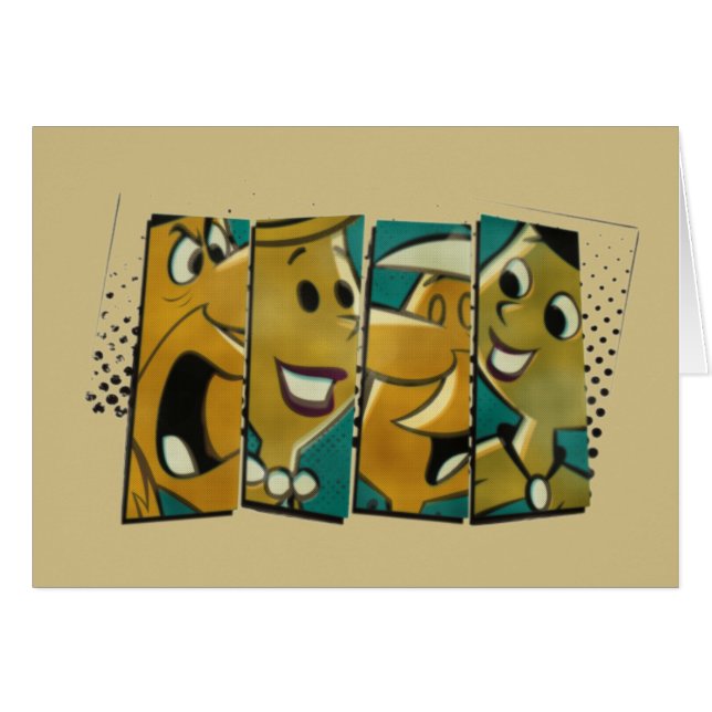 The Flintstones | Retro Comic Character Panels (Front Horizontal)
