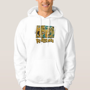 The Flintstones Retro Comic Character Panels Hoodie