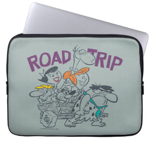 The Flintstones   Road Trip Laptop Sleeve