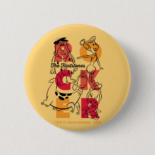 The Flintstones ROCKER 2 Inch Round Button