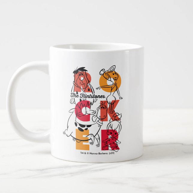 The Flintstones | ROCKER Large Coffee Mug (Left)