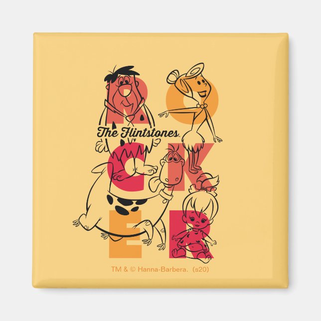 The Flintstones | ROCKER Magnet (Front)