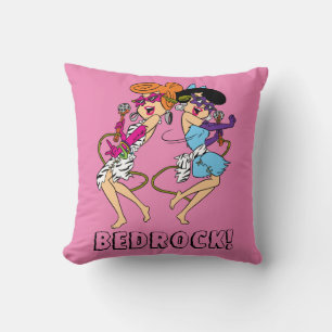 The Flintstones   Wilma & Betty Rock Stars Throw Pillow