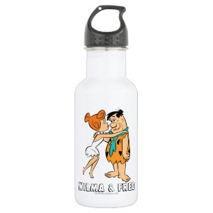 The Flintstones   Wilma Kissing Fred 532 Ml Water Bottle