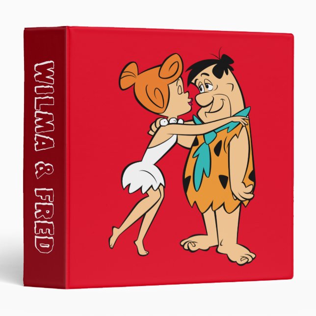 The Flintstones | Wilma Kissing Fred Binder (Front/Spine)