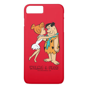 The Flintstones   Wilma Kissing Fred Case-Mate iPhone Case