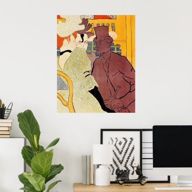 The Flirt (An Englishman) by Toulouse Lautrec Poster (Home Office)