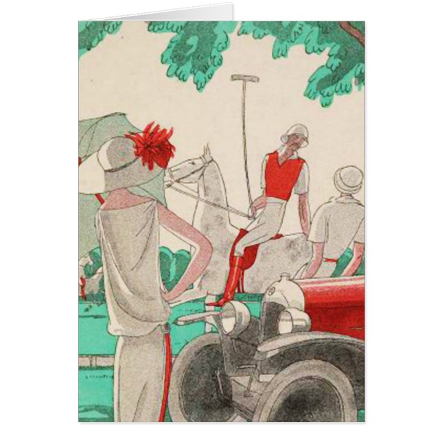The Flirting Polo Player on Horseback (Front)