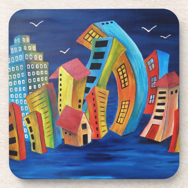 The Floating City Coaster (Front)