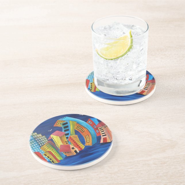 The Floating City Coaster (Side)