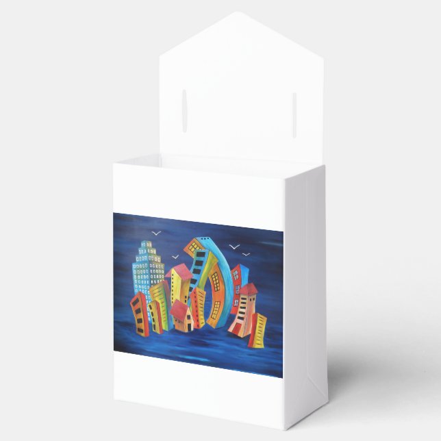 The Floating City Favor Box (Opened)