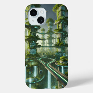 The Floating Walkways of Tomorrow iPhone 15 Case