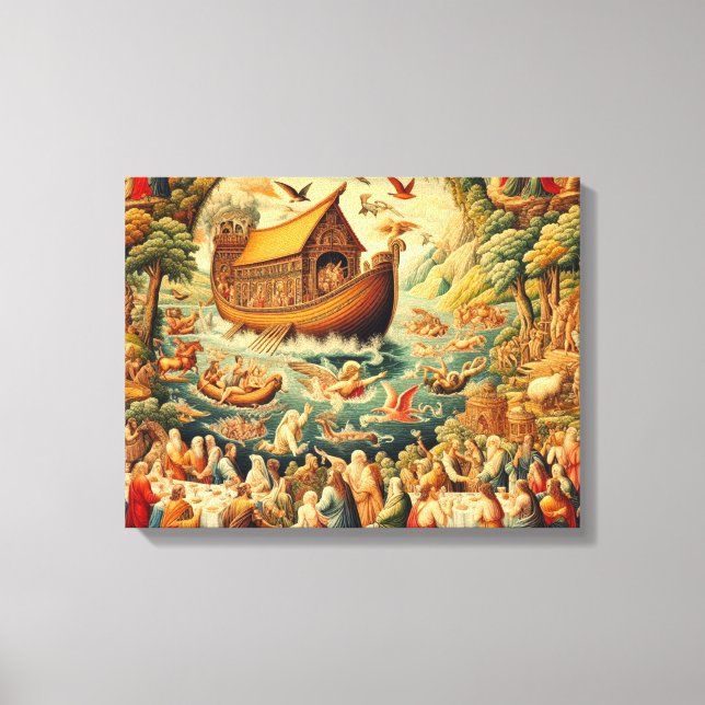 The Flood: Faith and Renewal Canvas Print  (Front)