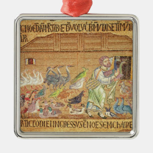 The Flood, from the Atrium, detail of Noah Metal Ornament