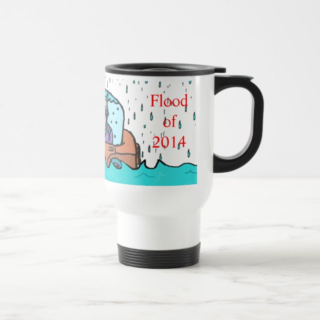 The Flood of 2014 Travel Mug (Right)