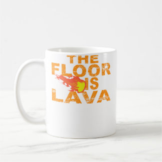 The Floor Is Lava Running Parkour Coffee Mug