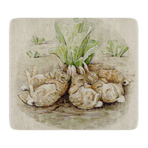 The Flopsy Bunnies Asleep (by Beatrix Potter) Cutting Board