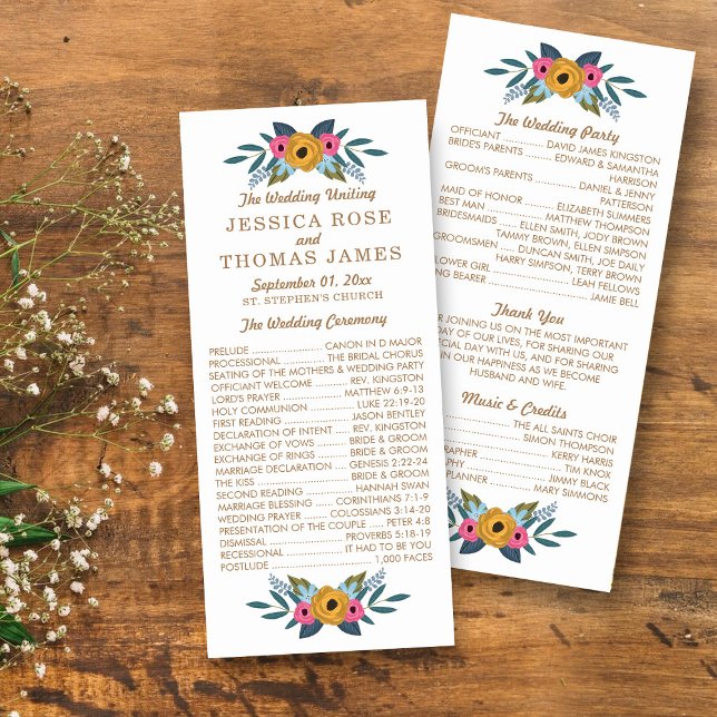 The Floral Wreath White Wedding Collection Program (Creator Uploaded)