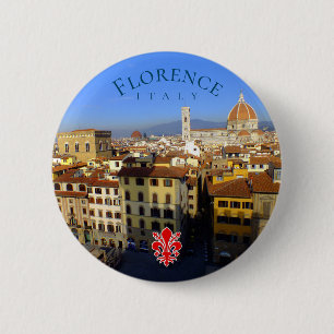 The Florence Dome 2 Inch Round Button