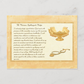 The Florence Nightingale Pledge Postcard