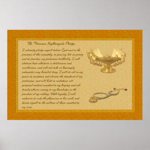 The Florence Nightingale Pledge Poster