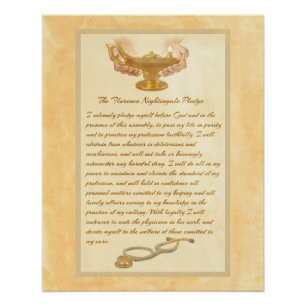 The Florence Nightingale Pledge Poster