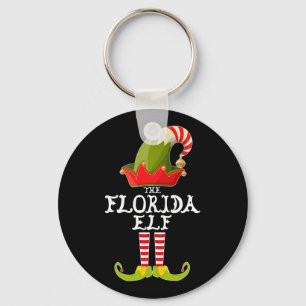 The Florida Elf Funny Christmas Gift Matching Fami Keychain